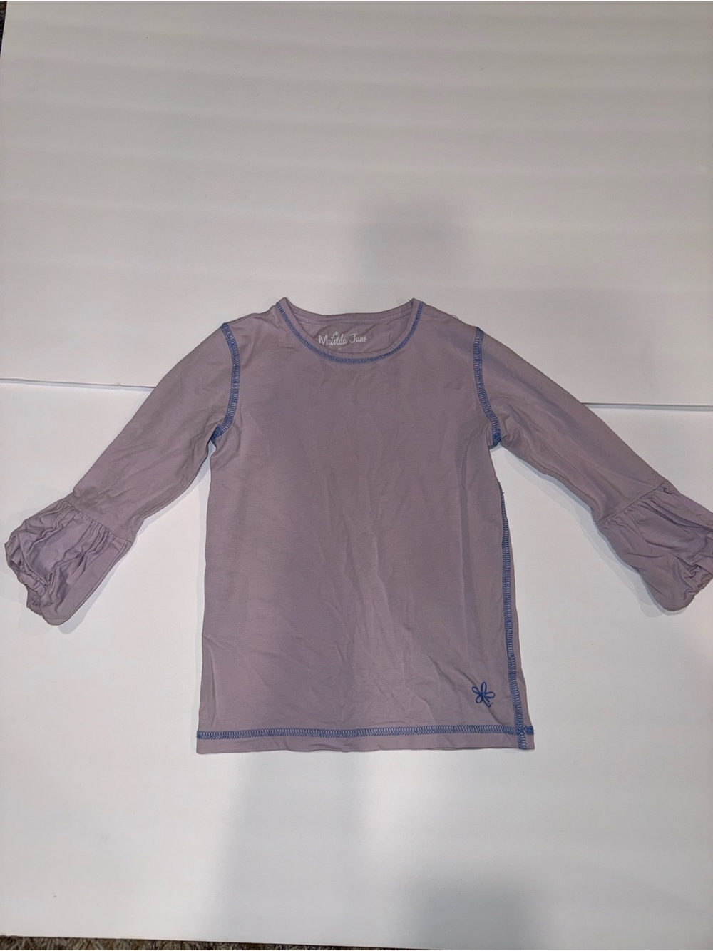 Matilda Jane Lilac Long-Sleeve Ruffle Tee for Kids